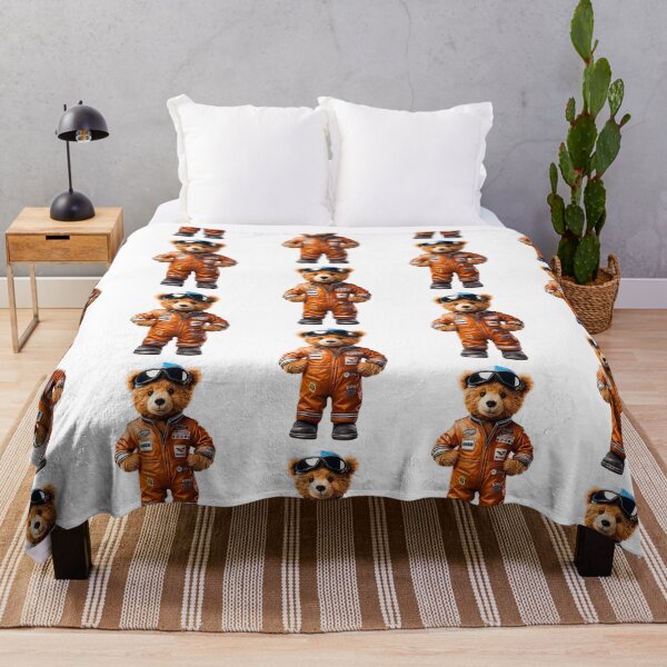 Item preview, Funny Racecar Teddy Bear - Cute Plush Driver Design designed and sold by Fredster1966.