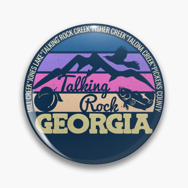 Item preview, Talking Rock Georgia Sunset Retro Vintage Local Pride Logo designed and sold by CRHPOD20.