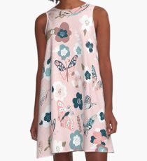 Beautiful Colourful Butterflies A-Line Dress