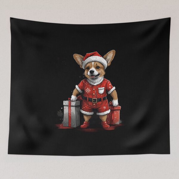 Item preview, Corgi dog Christmas gifts designed and sold by Furrifico.