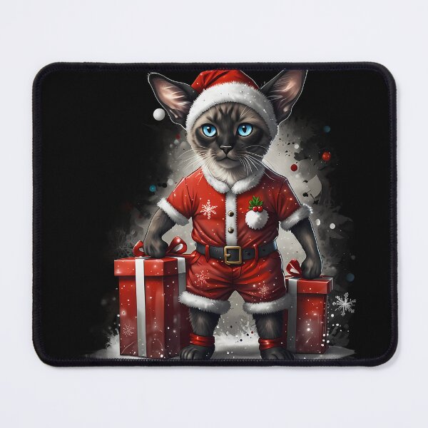 Item preview, Siamese cat Christmas gifts designed and sold by Furrifico.