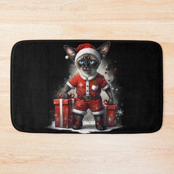 Item preview, Siamese cat Christmas gifts designed and sold by Furrifico.