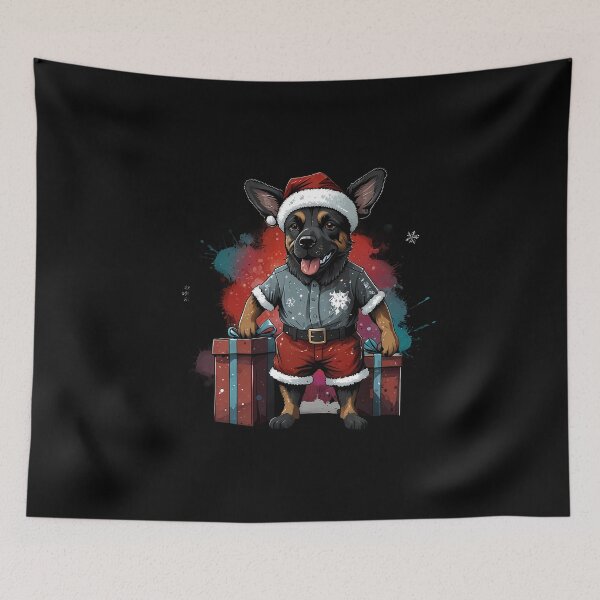 Item preview, German Sheppard dog Christmas gifts designed and sold by Furrifico.