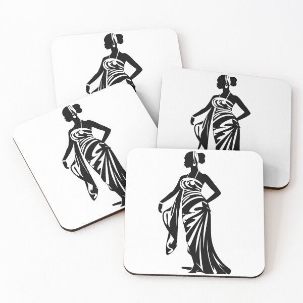 Item preview, African Black Woman Ethnic Traditional Lady Afro Caribbean Female designed and sold by inkoutninja.