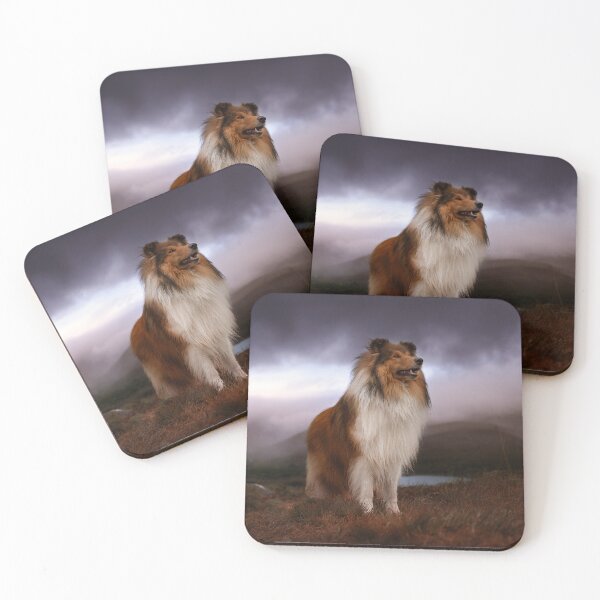 Item preview, Majestic Collie in the Misty Highlands - Photography  designed and sold by MrGreenDragon.