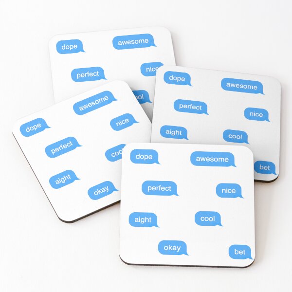 Item preview, Common text message words sticker pack designed and sold by JashJhaveri.
