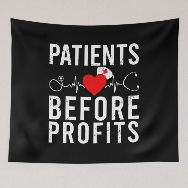 Item preview, Patients Before Profits designed and sold by zhilwahesani.