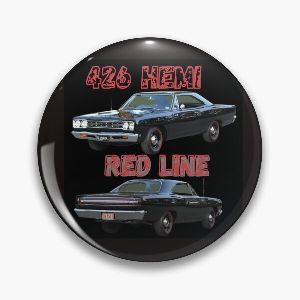 Item preview, Vintage 1968 Hemi Road Runner Muscle Car | Classic 426 Hemi Double Image Design | Retro American Car Lover's  designed and sold by Mrpalaad.
