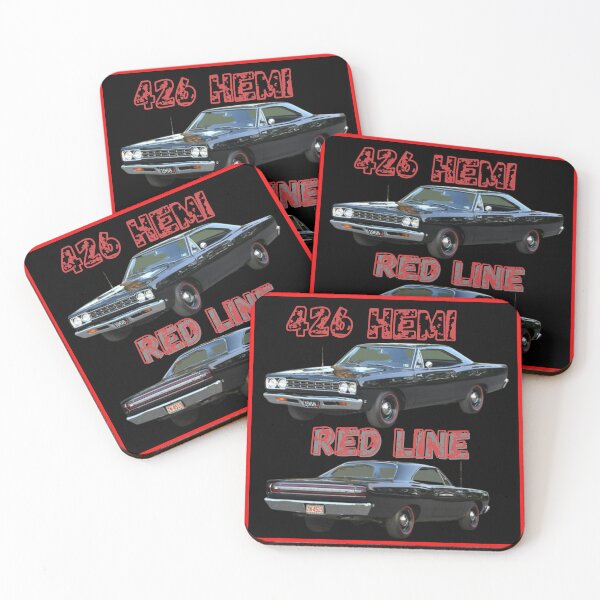 Item preview, Vintage 1968 Hemi Road Runner Muscle Car | Classic 426 Hemi Double Image Design | Retro American Car Lover's  designed and sold by Mrpalaad.