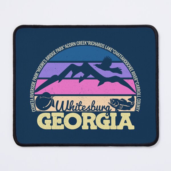 Item preview, Whitesburg Georgia Sunset Retro Vintage Local Pride Logo designed and sold by CRHPOD20.