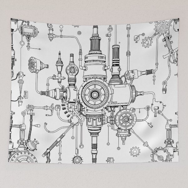Item preview, Sketch Pattern #42 designed and sold by Kaleidoscope Print.
