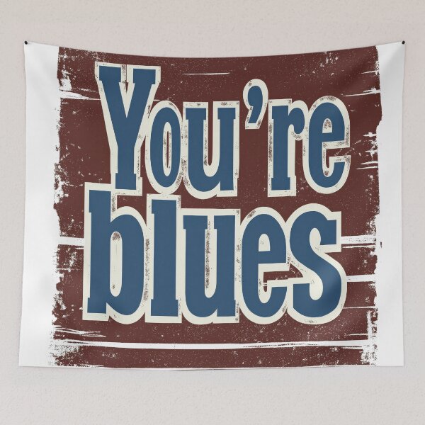 Item preview, You’re Blues: Vintage Vibes designed and sold by Desiredobsolete.