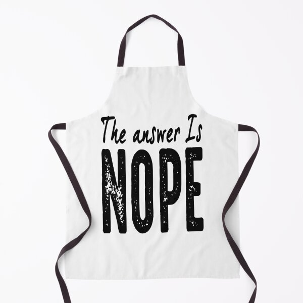 Item preview, THE ANSWER IS NOPE. BLACK DESIGN designed and sold by Rejiboustarts.