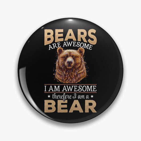 Item preview, Brown Bear Animals Bears Are Awesome designed and sold by GiggleStudio.