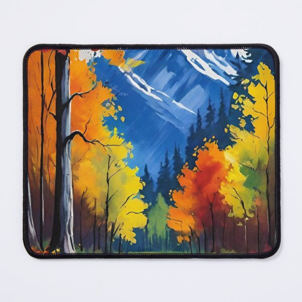 Item preview, landscape, forest, mountains, autumn, designed and sold by DonnaBlankaArt.