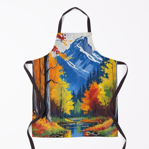 Item preview, landscape, forest, mountains, autumn, designed and sold by DonnaBlankaArt.