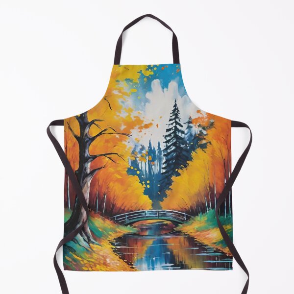 Item preview, landscape, forest, mountains, autumn, designed and sold by DonnaBlankaArt.