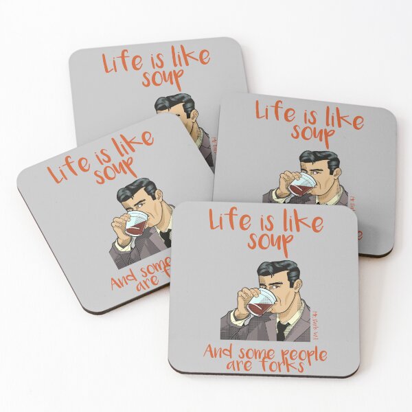 Item preview, Life is like soup and some people are forks Mr Dark Wit DH018 designed and sold by R-Marc-Designs.