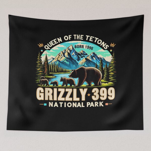 Item preview, Queen Of The Bear Vintage National Park designed and sold by GiggleStudio.