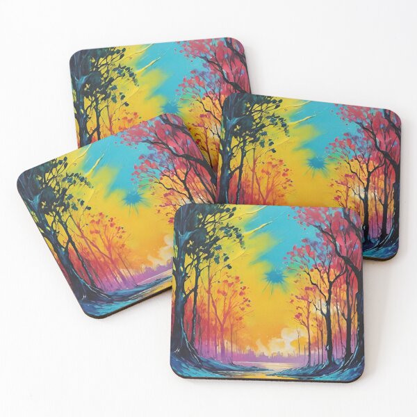 Item preview, landscape, forest, mountains, autumn, designed and sold by DonnaBlankaArt.
