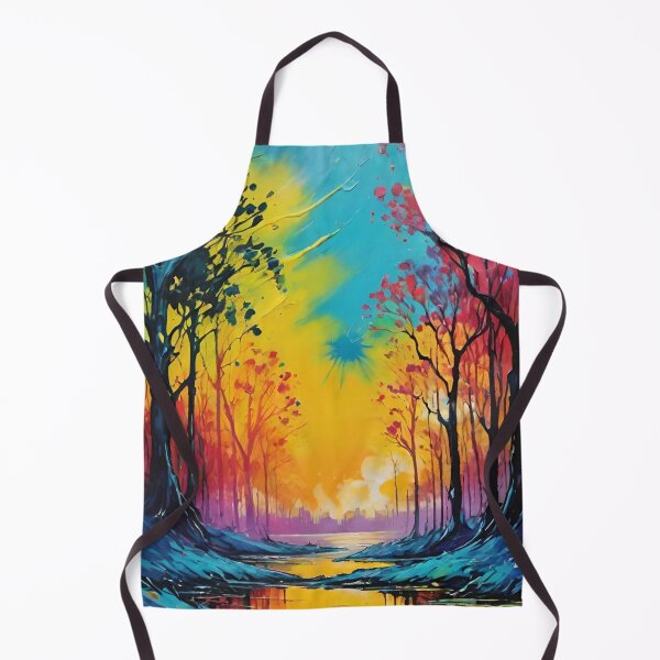 Item preview, landscape, forest, mountains, autumn, designed and sold by DonnaBlankaArt.