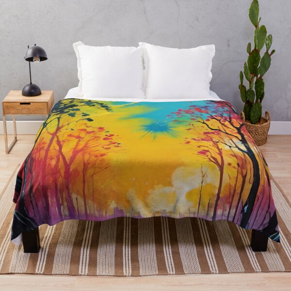 Item preview, landscape, forest, mountains, autumn, designed and sold by DonnaBlankaArt.