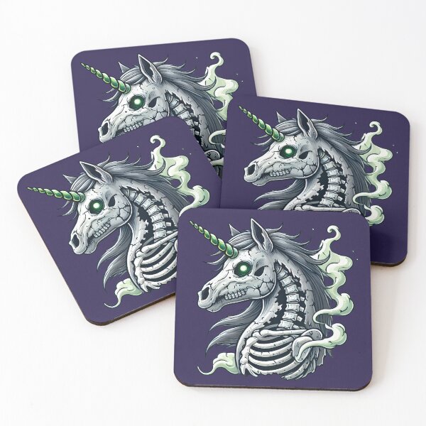 Item preview, Zombie Unicorn - Ghostly Nightmare Sticker  designed and sold by ColorStudioArt.