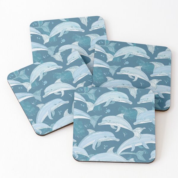Item preview, Aquatic Friends: Dolphins in Motion designed and sold by Printopia  Workers.