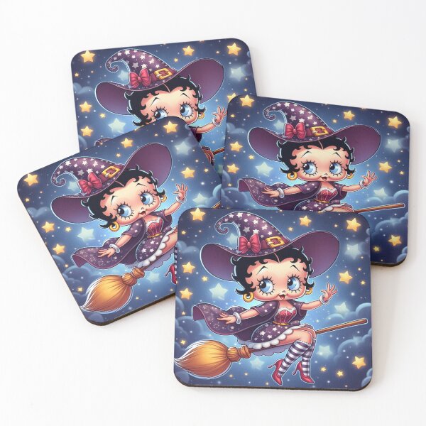 Item preview, Betty Boop Charming Halloween Witch - Vintage Magic designed and sold by Venta Mix  JellycientArt.