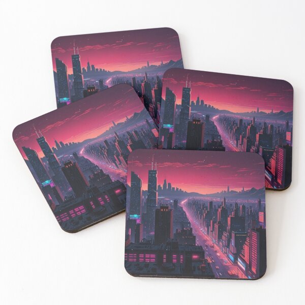 Item preview, 004 Cyberpunk City Street designed and sold by Alexis Art Collection.