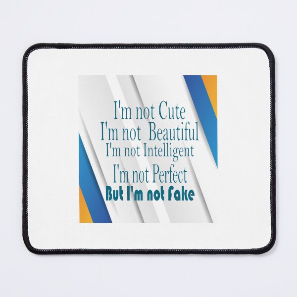 Item preview, I'm not FAKE designed and sold by All-Seasons.