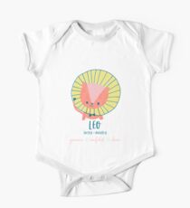 Sternzeichen Horoskop Sonnenzeichen Leo Baby Body Kurzarm