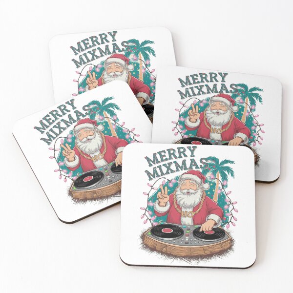 Item preview, Merry Mixmas: Santa DJ Christmas Vibes Classic T-Shirt designed and sold by inkfluenceart.