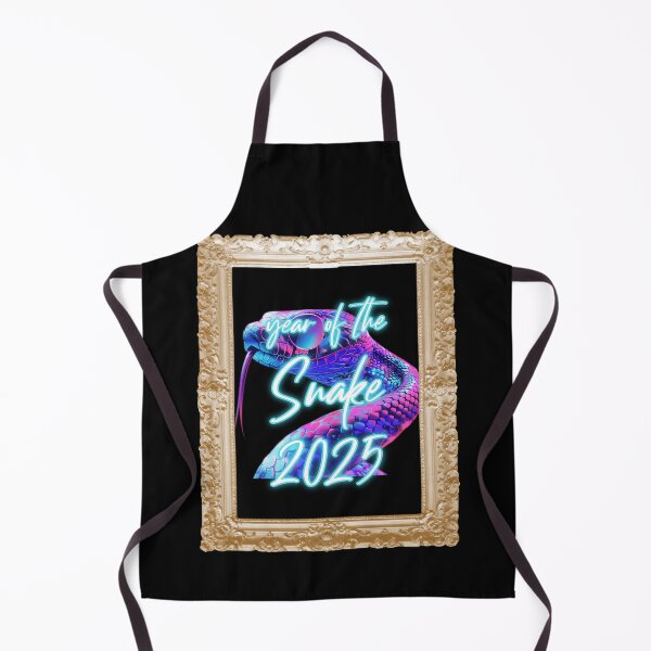 Item preview, Year Of The Snake 2025 Retro Neon designed and sold by GraTEEtude.
