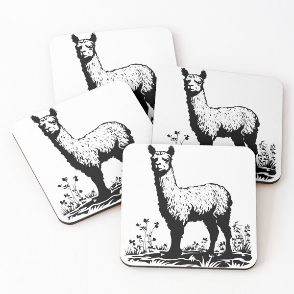 Item preview, Peruvian Alpaca Camelid Llama Cria Lama Andean Livestock designed and sold by inkoutninja.