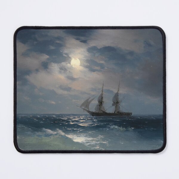 Item preview, The Brig Mercury In Moonlight designed and sold by Craphe.