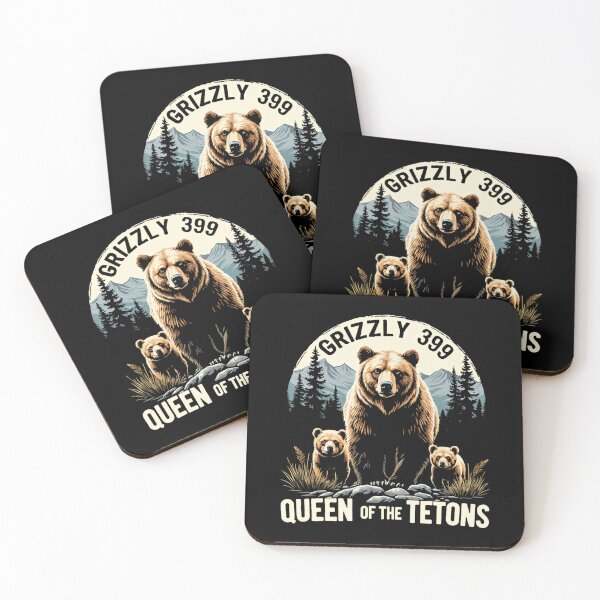 Item preview, Queen Of The National Park Bear Retro designed and sold by GiggleStudio.