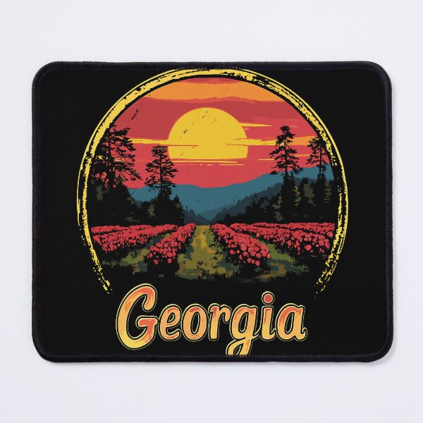 Item preview, Beautiful Georgia Landscape With Sunset Graphic Printed Shirt designed and sold by ThreadQuirk.