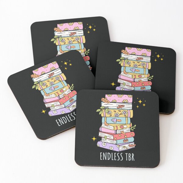 Item preview, Endless TBR Bookish Aesthetics Cute Book Stack Book Girlie designed and sold by BookishSerena.