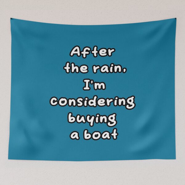 Item preview, After the rain, I'm considering buying a boat designed and sold by jessie848v.