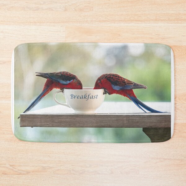 Item preview, Crimson Rosellas tuck in! designed and sold by supersnapper.