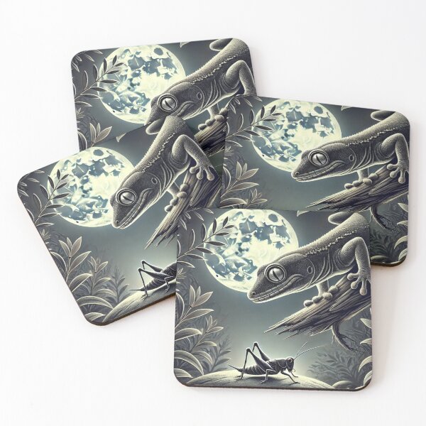 Item preview, Night Hunt: Gecko Stalking Cricket designed and sold by NocturnalNook.