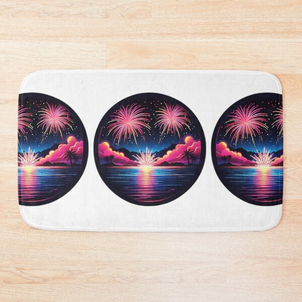 Item preview, Purple Fireworks Show at Dawn in Hawaii designed and sold by NautiChic.