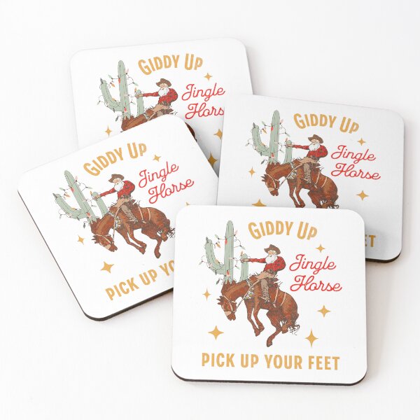 Item preview, Giddy Up Jingle Horse Funny Western Christmas designed and sold by NetlandWewerka.