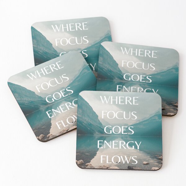 Item preview, Where Focus Goes Energy Flows designed and sold by TheTenPrints.