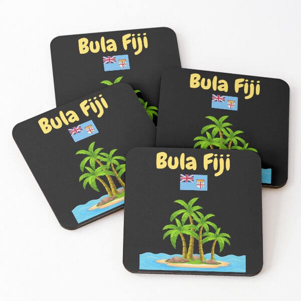 Item preview, Fiji souvenir Palm tree tropical islands vacation Fijian Flag  designed and sold by Artstastic.