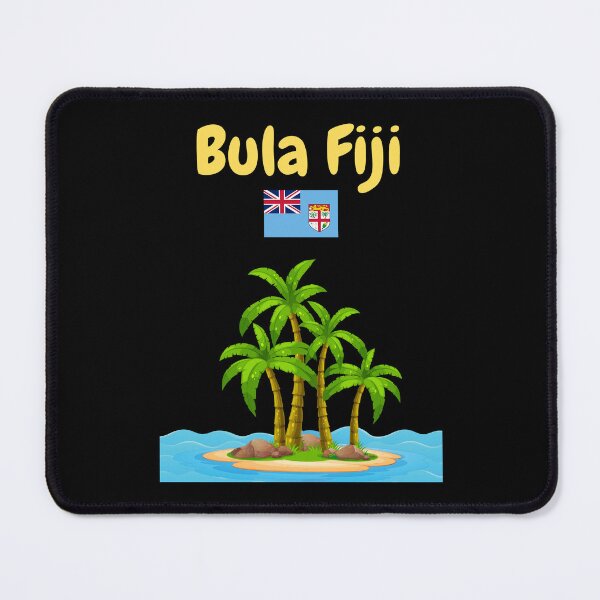 Item preview, Fiji souvenir Palm tree tropical islands vacation Fijian Flag designed and sold by Artstastic.