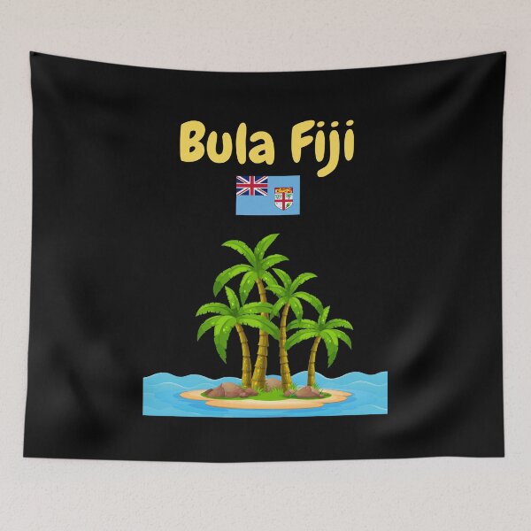 Item preview, Fiji souvenir Palm tree tropical islands vacation Fijian Flag  designed and sold by Artstastic.