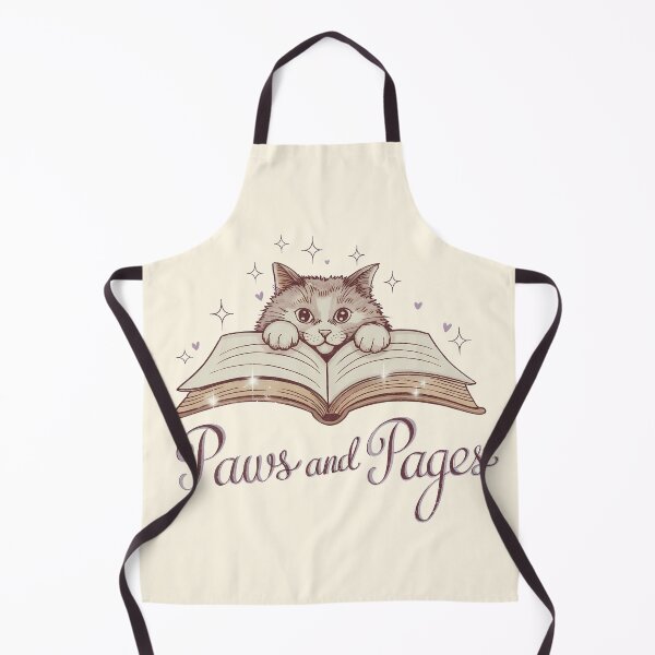 Item preview, Paws and Pages Cute Cat Book Lover Design designed and sold by Dream-Fab.