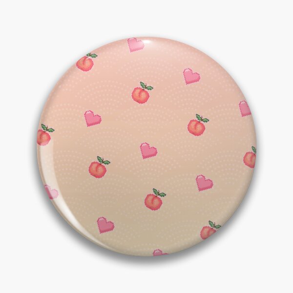 Item preview, Pixel Peach Hearts designed and sold by AuraDesignAus.